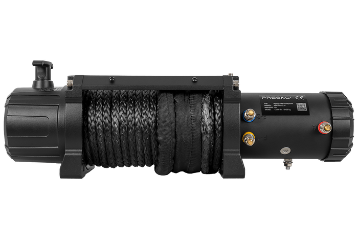 Cabrestante eléctrico para remolque PRESKO RAPTOR 13.5FS 12V 6130kg con cable de 24m