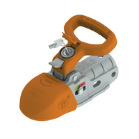 Enganche de bola STEELPRESS BC-3500E-00-02+SD para remolque de 3500 kg con barra de tiro de tubo de fundición de 60,5 mm