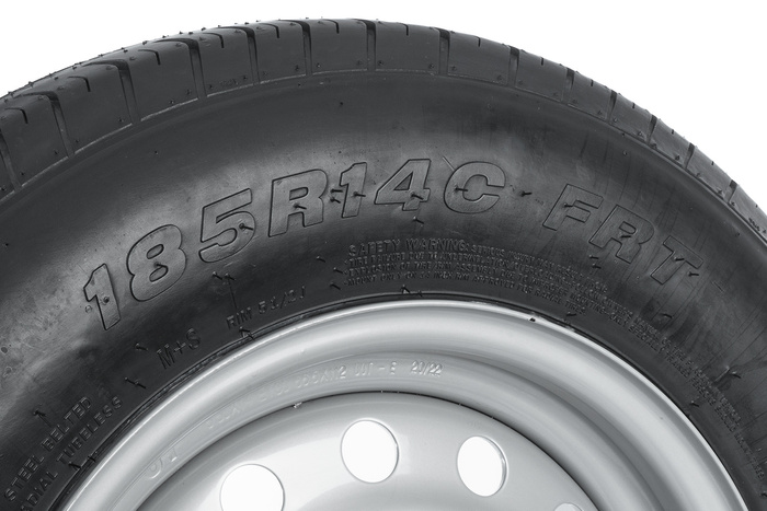 Rueda reforzada para remolque NEUMÁTICO LINGLONG 185/80 R14C 104/102N LLANTA UNITRAILER 5.5Jx14"H2 5x112 ET:30