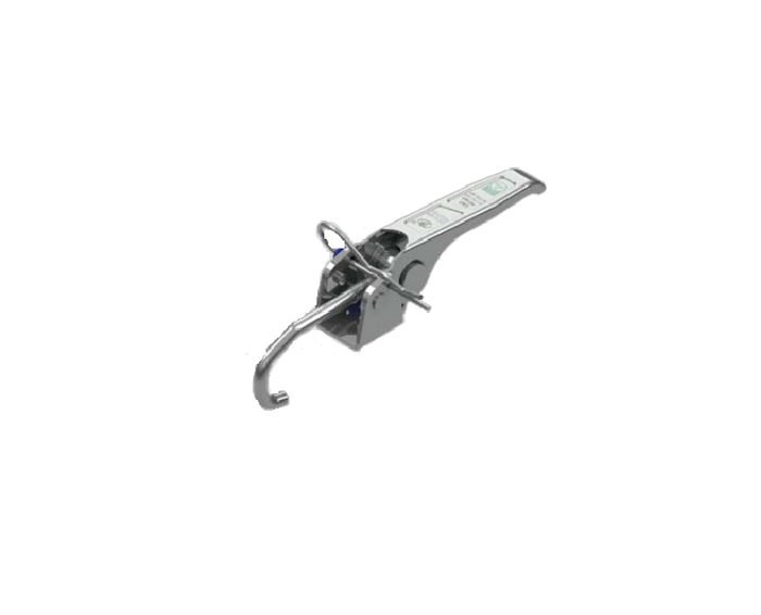 Enganche lateral con gancho STEELPRESS ZB-03C para remolque, hebilla, cierre lateral basculante