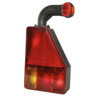 Lámpara trasera ASPÖCK EARPOINT I con base de bayoneta de 5 pines y 6 funciones (derecha)