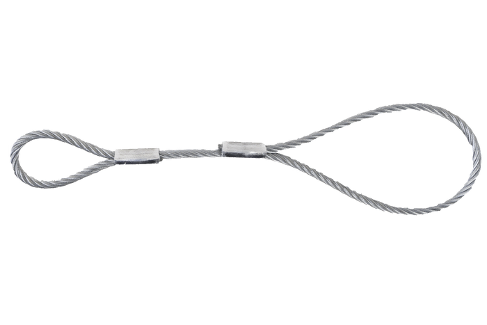 Cable de seguridad EFMETAL para remolques sin frenos 250mm 250kg