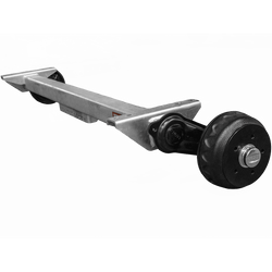 Eje con freno KNOTT VGB13-M para remolque/portavehículos 1350 kg 1300 mm 1770 mm 5 x 112