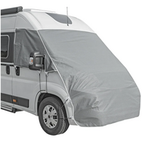 Alfombrilla térmica ProPlus 610682 para ventanas, escudo térmico para Fiat Ducato