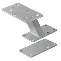 ProPlus 342643 Soporte de montaje para rueda de repuesto de remolque, ángulo de 8 a 16"