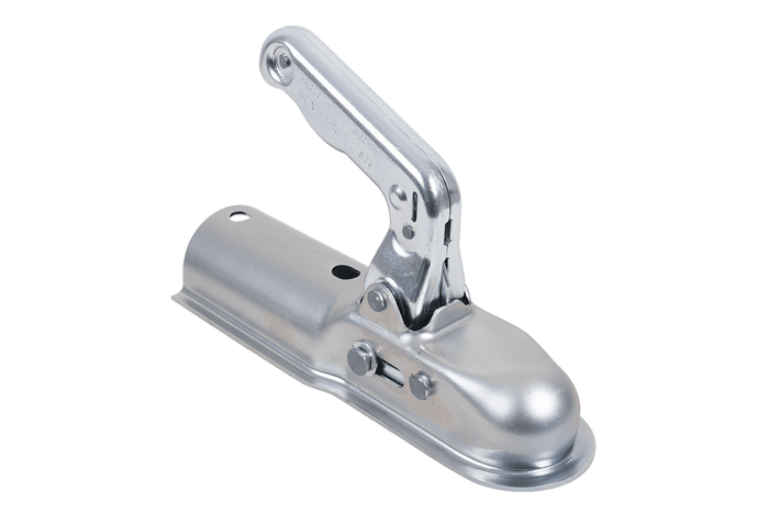 Enganche de bola CHOOYO JD.00.53.006 para remolque de 800 kg con barra de tiro tubular de 60 mm