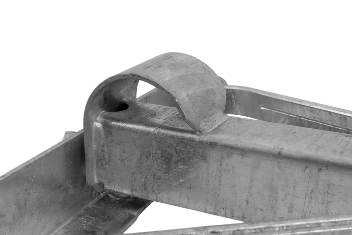 Estabilizador de esquina extensible KNOTT 6X1197.007 para remolque de 1100 kg y 498 mm