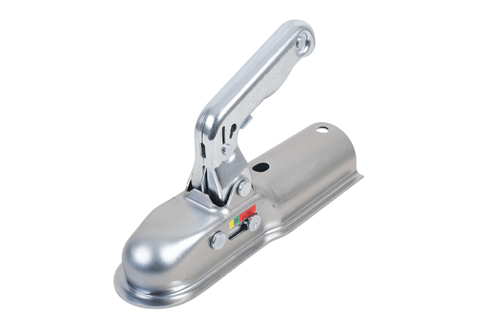 Enganche de bola CHOOYO JD.00.53.006 para remolque de 800 kg con barra de tiro tubular de 60 mm