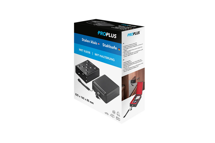 Caja fuerte portátil para llaves ProPlus 540250, 225 x 165 x 85 mm