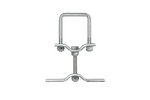 Soporte de montaje para rueda de repuesto de remolque ProPlus para perfil de 60x60 mm