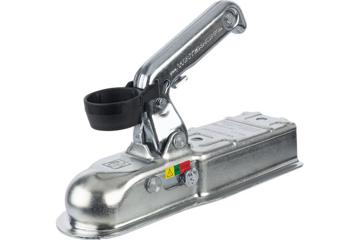 Enganche de bola WINTERHOFF WW8-G para remolque de 800kg con lanza cuadrada de 60mm