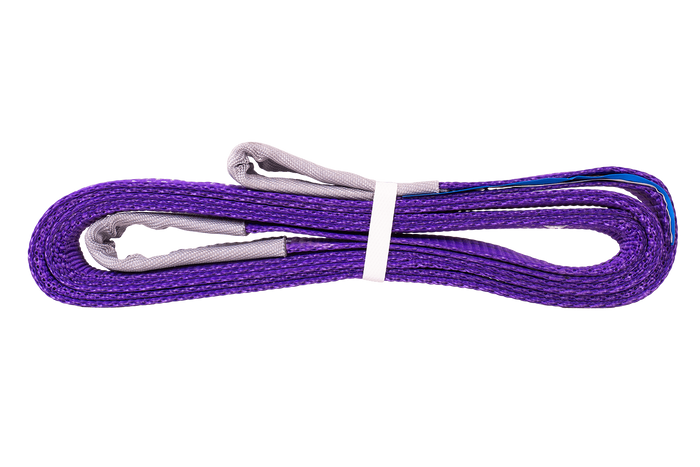 Eslinga de cinturón de elevación HEFFA de 2 m/30 mm/1 t con presillas