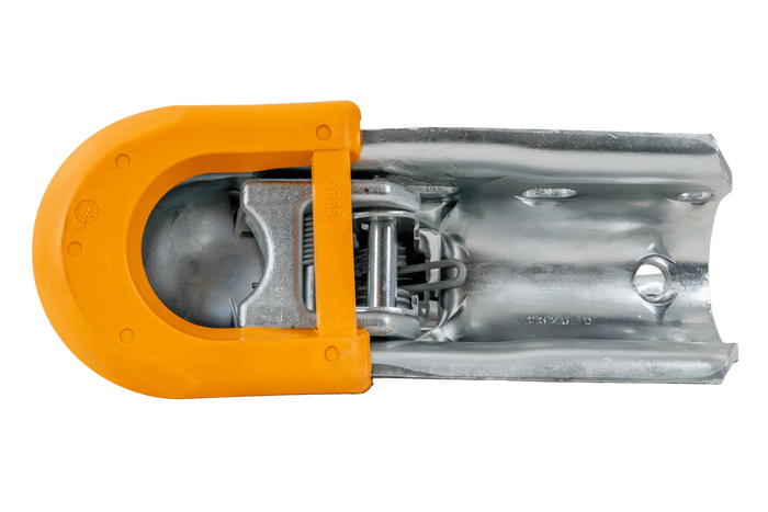 Enganche de bola STEELPRESS BC-3000.1D-00-00+Z3 para remolque de 3000 kg con barra de tiro tubular de 35-50 mm