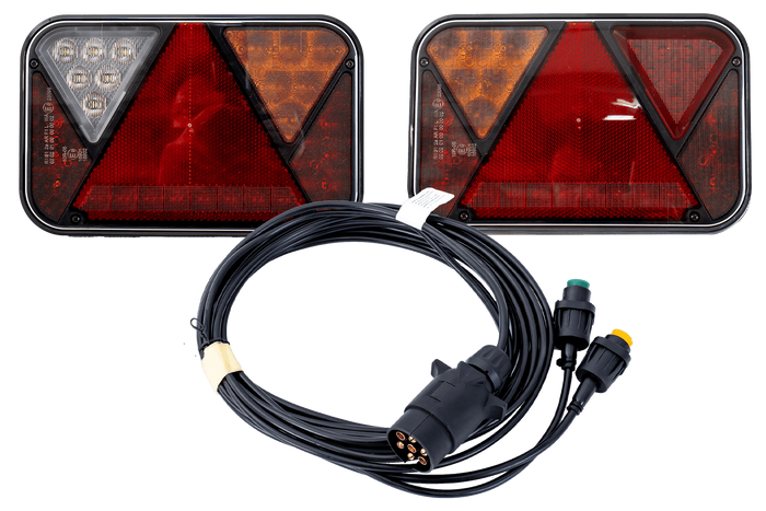 Luces traseras LED FRISTOM + arnés MANTES 4m 7PIN
