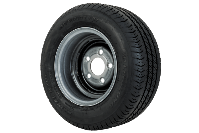 Rueda reforzada para remolque NEUMÁTICO LINGLONG 195/55 R10C 98/96N LLANTA UNITRAILER 6Jx10"H2 5x112 ET:-4