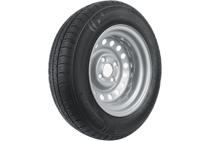 Juego de dos ruedas para remolque UNITRAILER / TEMARED / BRENDERUP / STEMA / BÖCKMANN NEUMÁTICOS KENDA 145/80 R13 78N LLANTAS STARCO 4Jx13"H2 4x100 ET:30