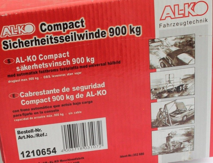 Cabrestante AL-KO 900 kg con cinta