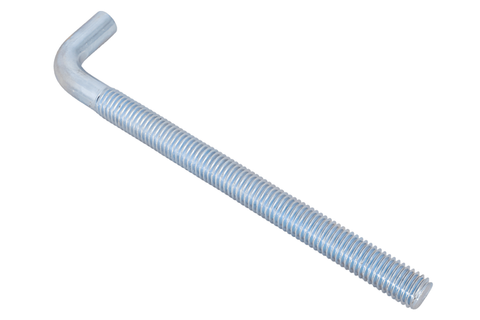 Gancho de construcción DROMET HP M10x140 con extremo en ángulo (recto)