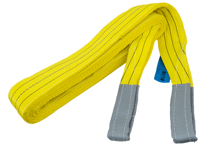 Eslinga de grúa HEFFA de 6 m/90 mm/3 t con bucles