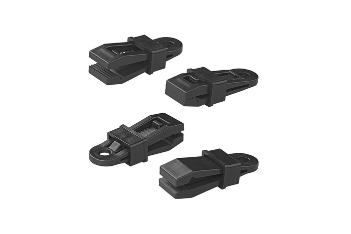Juego de cuatro clips de montaje para lona ProPlus 361738