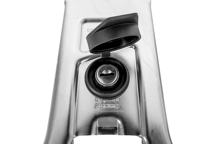 Perno de bloqueo para remolque portacontenedores STEELPRESS ZD-03 V.3, cerradura de puerta de 3000 mm