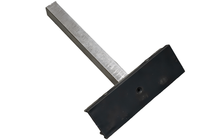 Soporte lateral plano OUTLET UNITRAILER, 30 cm de largo, 40 cm de alto, para remolque de barco, GRIS