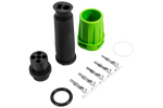 Conector impermeable MANTES para luces traseras de remolque, bayoneta de 5 pines, verde, derecha