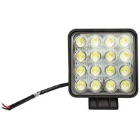 Lámpara de trabajo cuadrada 16 LED 3400 Lm 