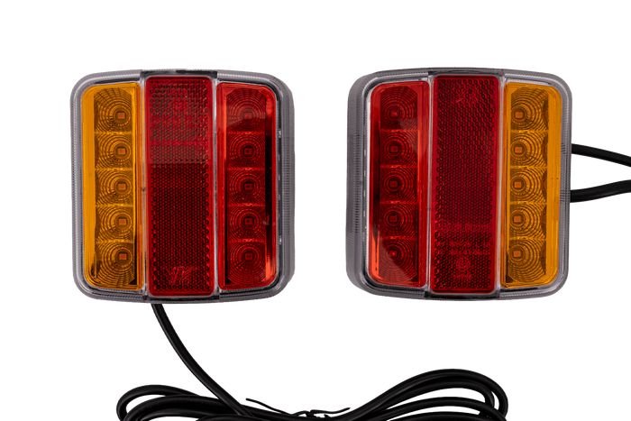 Luces traseras LED TT Technology TT.12007 4 funciones izquierda + derecha, magnéticas