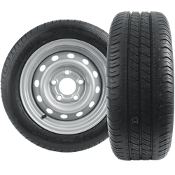Juego de dos ruedas reforzadas para remolque NEUMÁTICO LINGLONG 195/50 R13C 104/101N LLANTA UNITRAILER 5.5Jx13"H2 5x112 ET:30