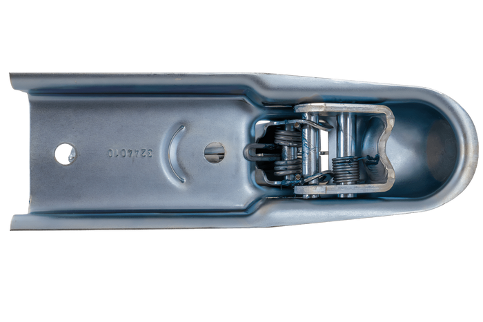 Enganche de bola KNOTT K7.5-M para remolque de 750 kg con barra de tiro cuadrada de 70 mm