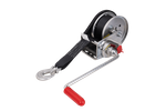 Cabrestante, cabrestante manual para grúa remolque AL-KO de 900kg con correa de 7m, freno y desenrollado automático
