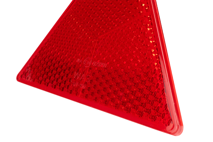 Triángulo de advertencia rojo Luz reflectante WAŚ