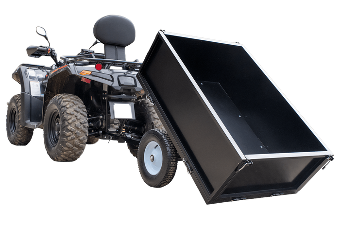 Remolque de jardín para tractor, quad UNITRAILER basculante de 225 kg, 1030 x 700 mm