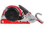 Cinta transportadora retráctil automática FASY de 5 m/25 mm/0,35 t roja