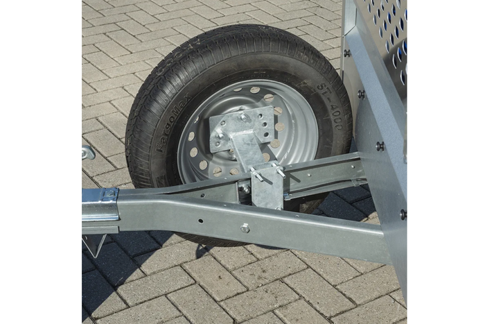 ProPlus 342643 Soporte de montaje para rueda de repuesto de remolque, ángulo de 8 a 16"