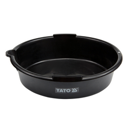 Cárter de aceite YATO YT-0699, bandeja de drenaje de aceite de 7 l y 370 mm
