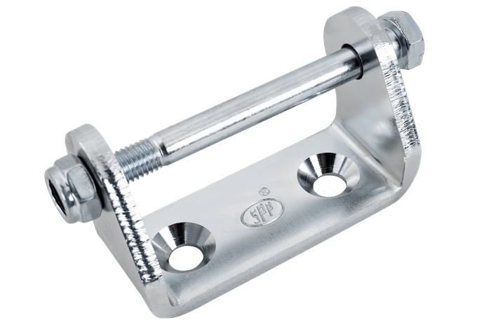Soporte de bisagra incorporado STEELPRESS UH-01 para montaje lateral de remolque