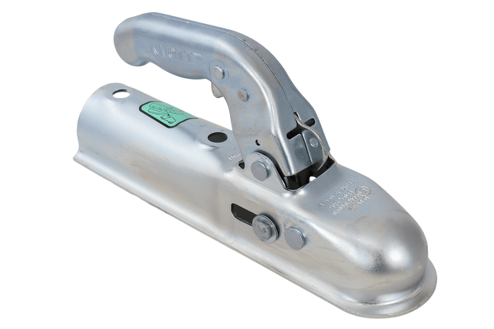 Enganche de bola KNOTT K7.5-C para remolque de 750 kg con barra de tiro tubular de 50 mm