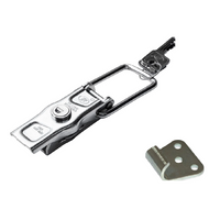 Enganche lateral con fijación STEELPRESS ZB-13A+Z-11A, cierre lateral de remolque completo con llave