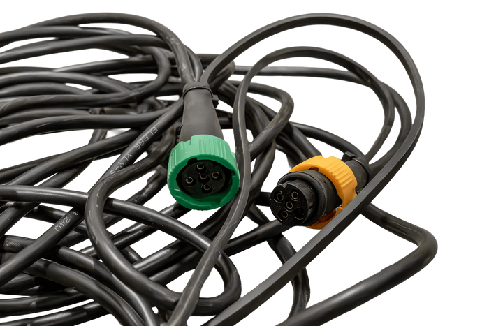 OUTLET MANTES instalación eléctrica arnés para remolque 5,5 m 13 PIN enchufe bayonetas 2x 5 PIN