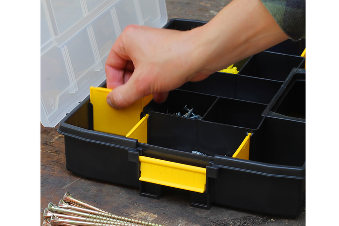 Caja organizadora de herramientas STANLEY SORTMASTER JUNIOR 375x290mm