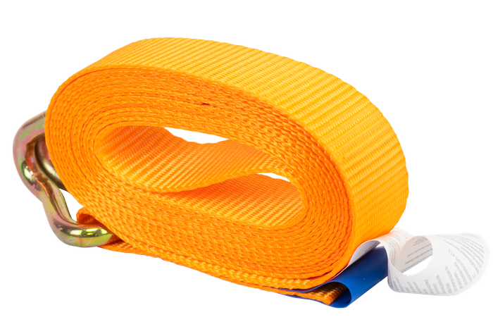 Juego de cuatro cintas transportadoras KAMAR de 3 m/25 mm/0,8 t de color naranja con tensor.