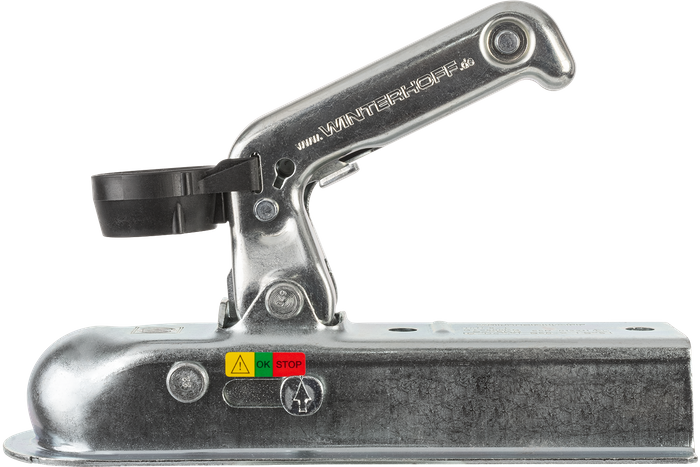 Enganche de bola WINTERHOFF WW8-E para remolque de 800kg con lanza cuadrada de 50mm