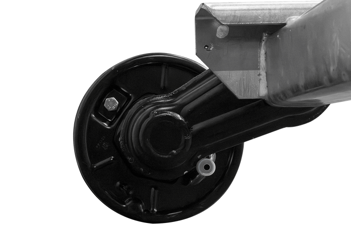 Eje con freno KNOTT VGB13M para remolque/portacoches 1350 kg 1900 mm 2350 mm 5x112