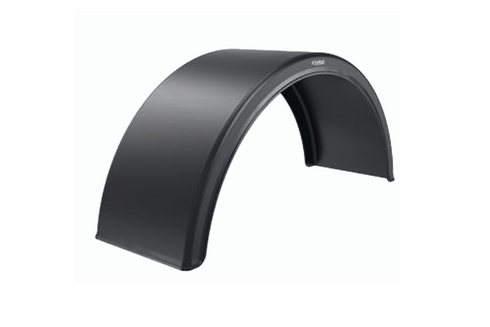 Guardabarros doble para remolque de 15-17,5" DOMAR DK1520, paso de rueda de 860/450 mm