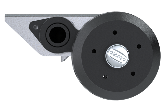 KNOTT VGB15M/MV eje frenado para remolque / grúa 1500kg 1450mm 1950mm 5x112