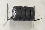 Colgador de llantas y neumáticos LAMP soporte de pared ajustable para ruedas