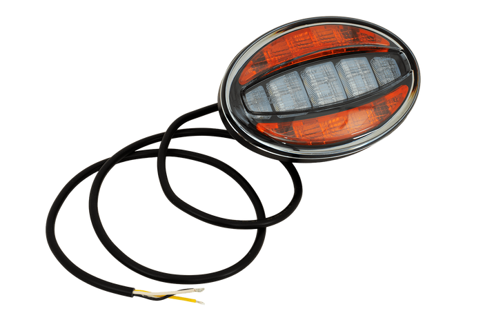 Lámpara frontal universal LED FRISTOM FT-356 con carcasa para montaje empotrado