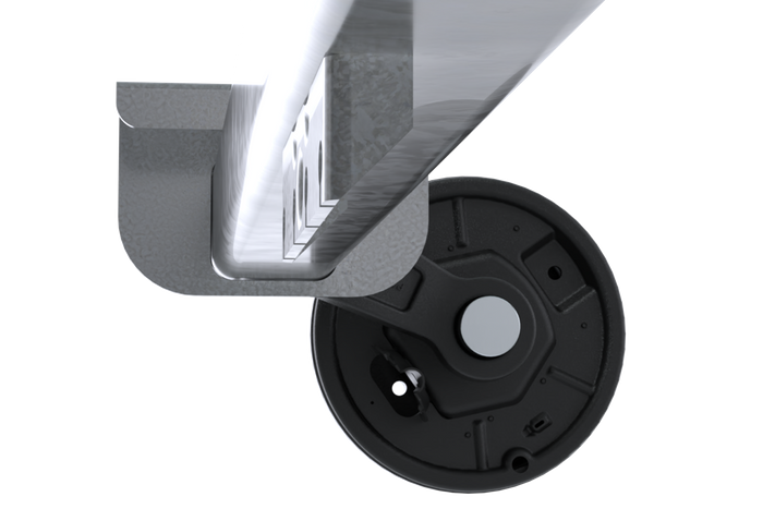 KNOTT VGB13 eje frenado para remolque de barco 1350kg 1500mm 2000mm 5x112